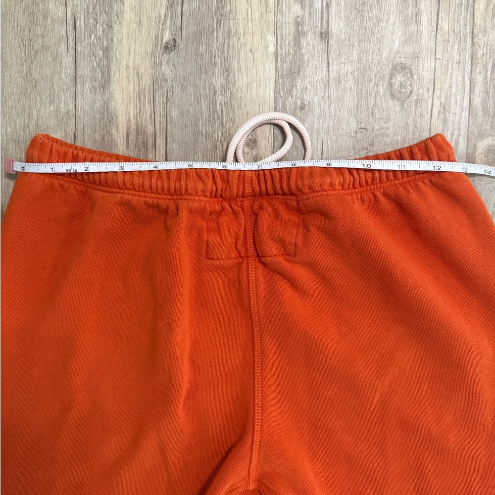 Free city logo Orange sweatpants size Small 3/4 length - Picture 9 of 9